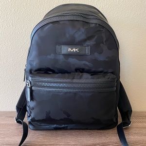 Michael Kors Camo Backpack Black NWT